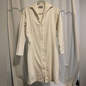 Vintage 80’s white denim dress